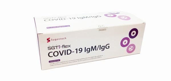 Тест на коронавирус  ИХА SGTi-flex COVID-19 IgG/IgM (Южная Корея)