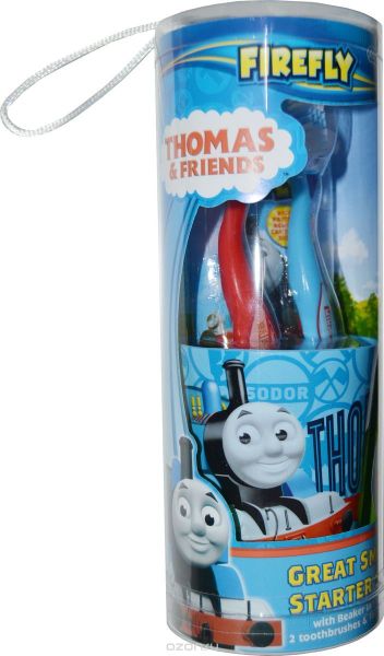 Набор дентальный Thomas & Friends: зубная щетка 2 шт + зубная паста 75 мл + стаканчик