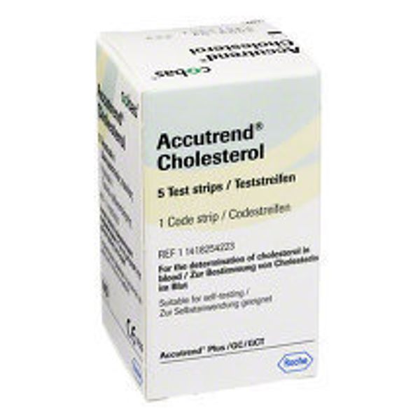 Тест-полоски Аккутренд (Accutrend) холестерин №5