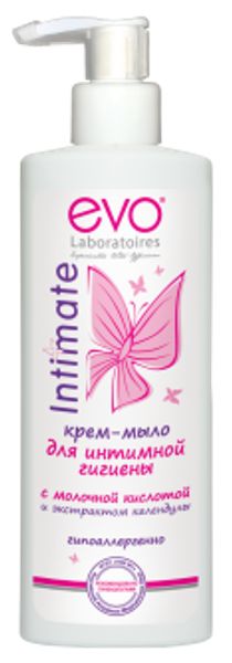 Крем-мыло EVO Intimate для интимной гигиены с календулой 200 мл.